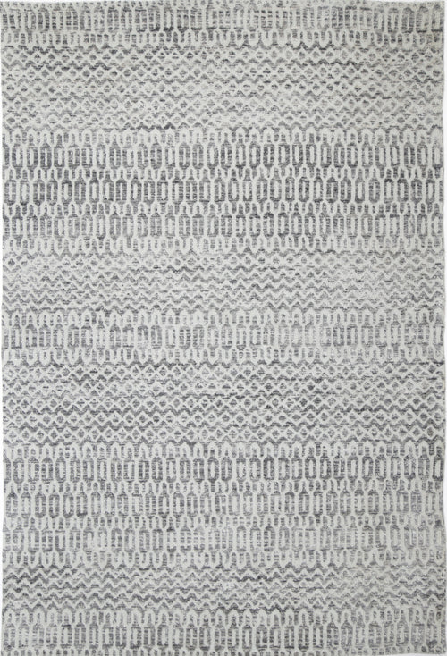 Amritsar Camphils Grey Tribal Rug - CAMPGREY full design
