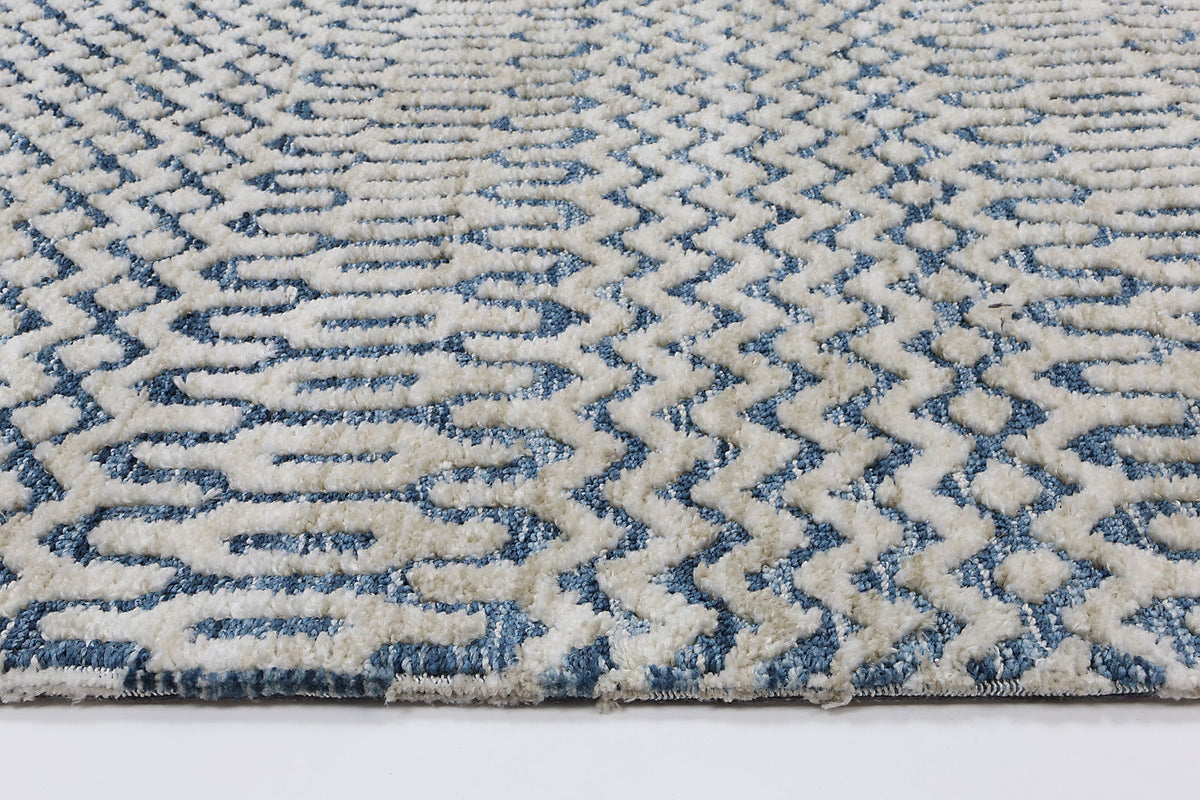 Amritsar Camphils Navy Tribal Rug – view 3
