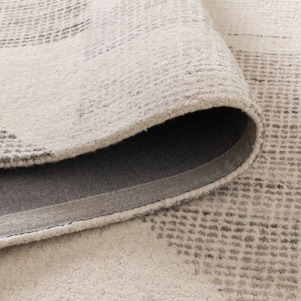 Cassian Flecks Beige Wool Rug - CASS03 – view 4