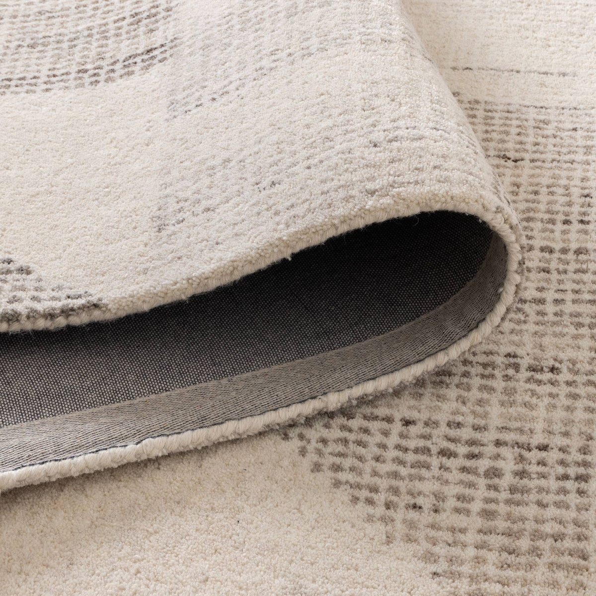 Cassian Flecks Beige Wool Rug - CASS03 – view 4