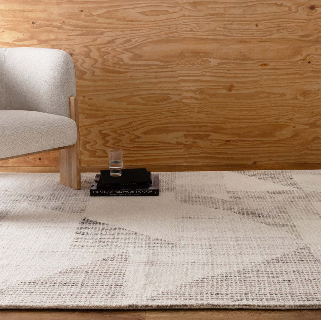 Cassian Flecks Beige Wool Rug - CASS03 – view 5