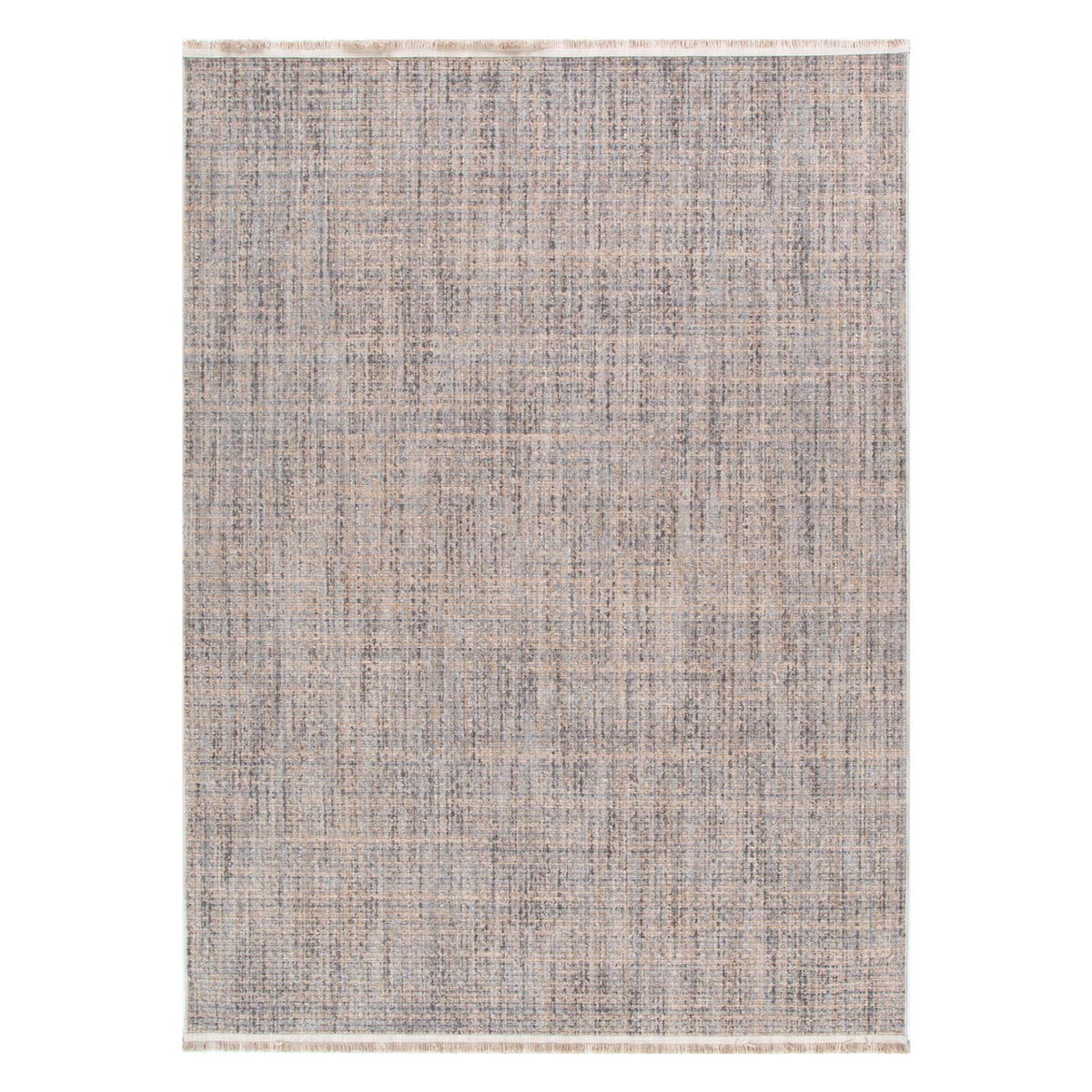 Cherie CH05 Beige Grey Distressed Lines Rug – view 2