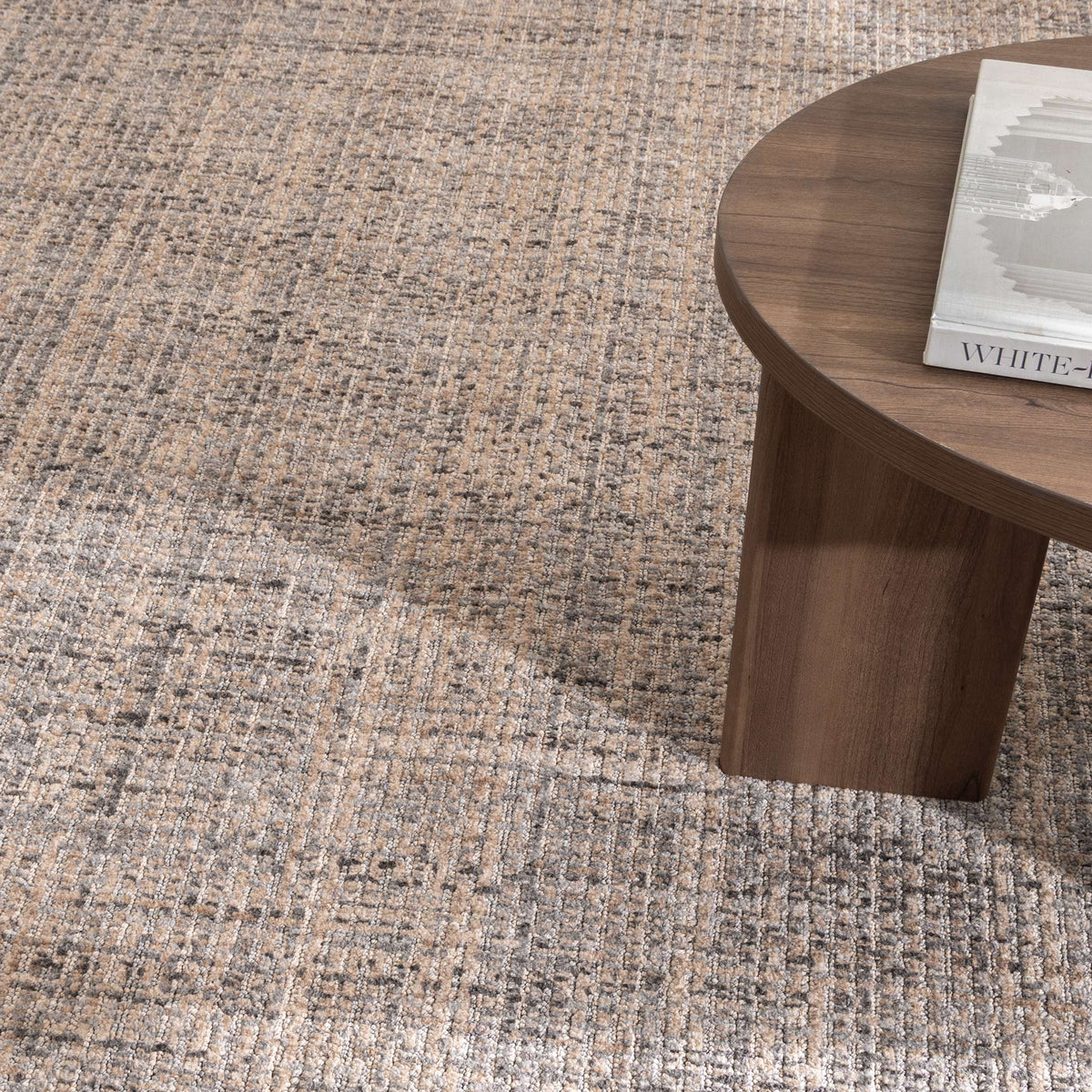 Cherie CH05 Beige Grey Distressed Lines Rug – view 5