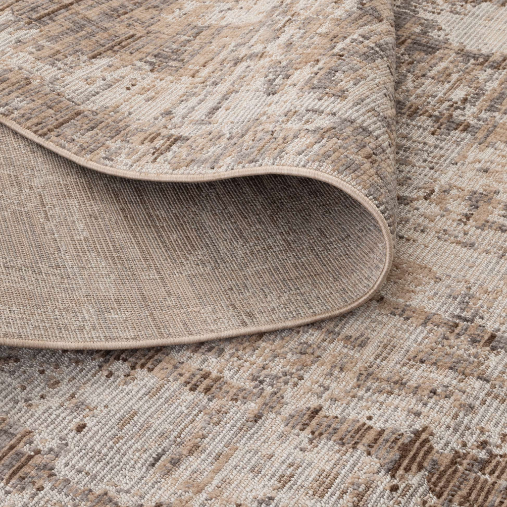 Cherie CH08 Beige Grey Watercolour Rug – view 4