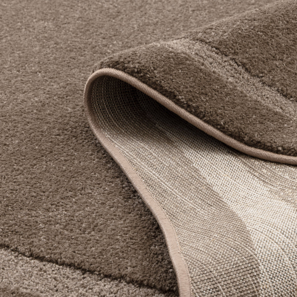 Nessa N800 Brown Jellybean Rug – view 3