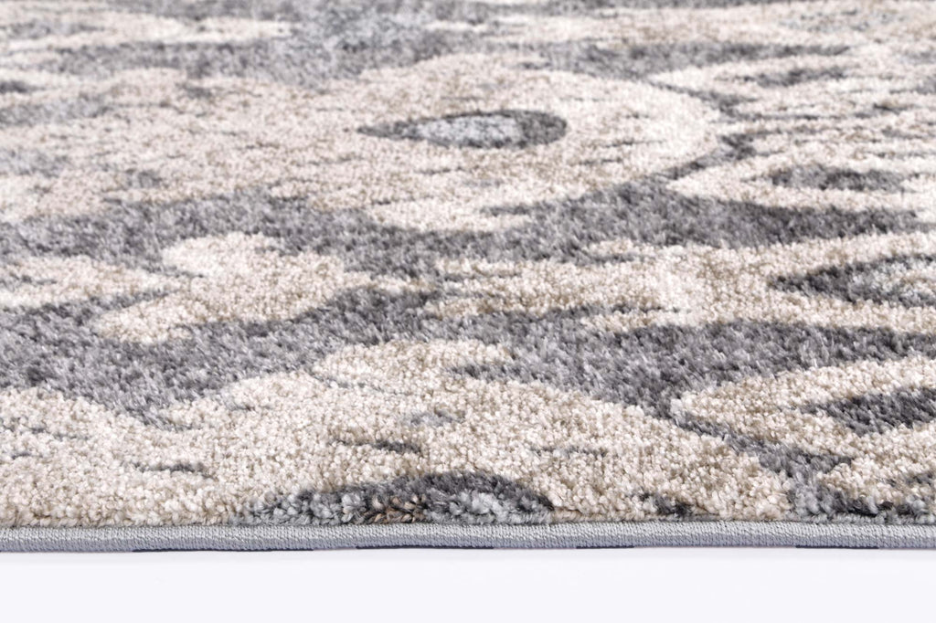 Chelsea Damask Grey Plush Rug - 18422 096 – view 3
