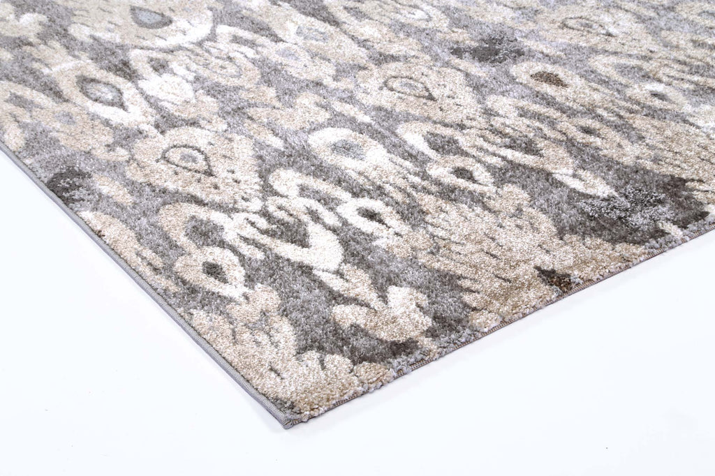 Chelsea Damask Grey Plush Rug - 18422 096 – view 4