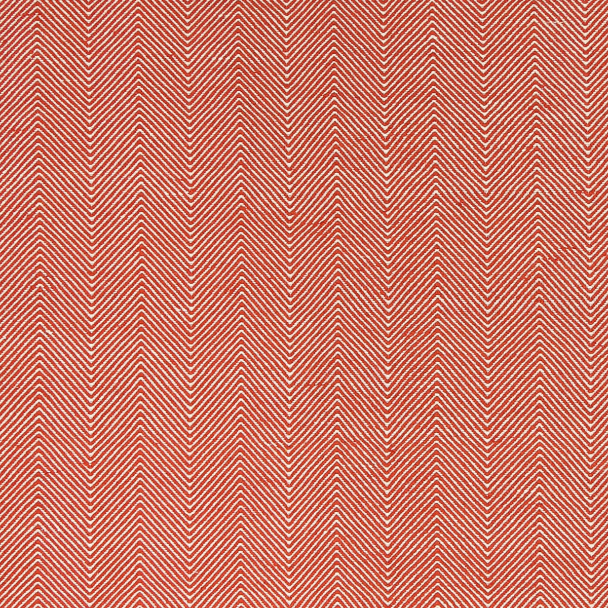 Bondi Chevron Tamarind and White Wool Blend Rug – view 8