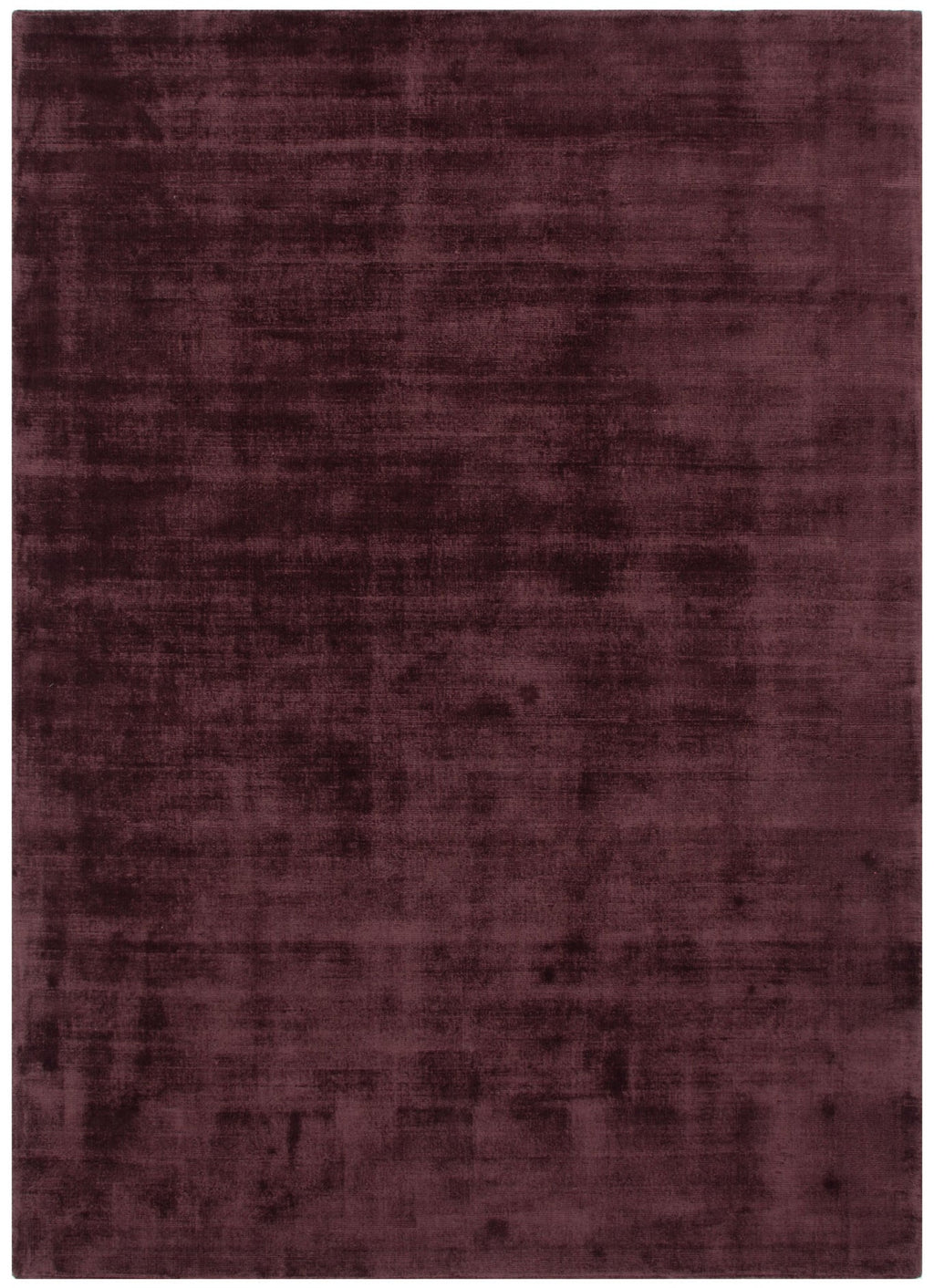 Reverie Chocolate Cherry Viscose Rug – view 2