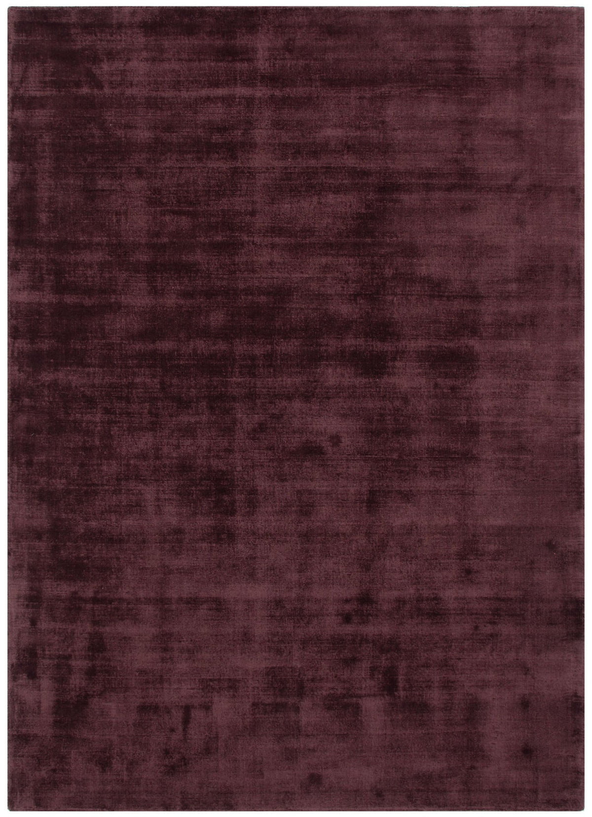 Reverie Chocolate Cherry Viscose Rug – view 2