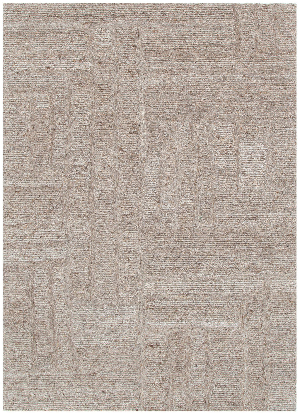 Seren Cocoa Modern Wool Rug – view 2