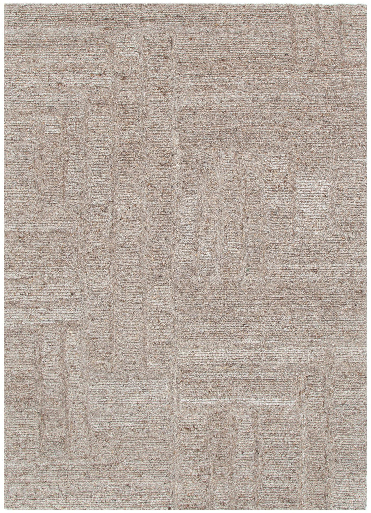 Seren Cocoa Modern Wool Rug – view 2
