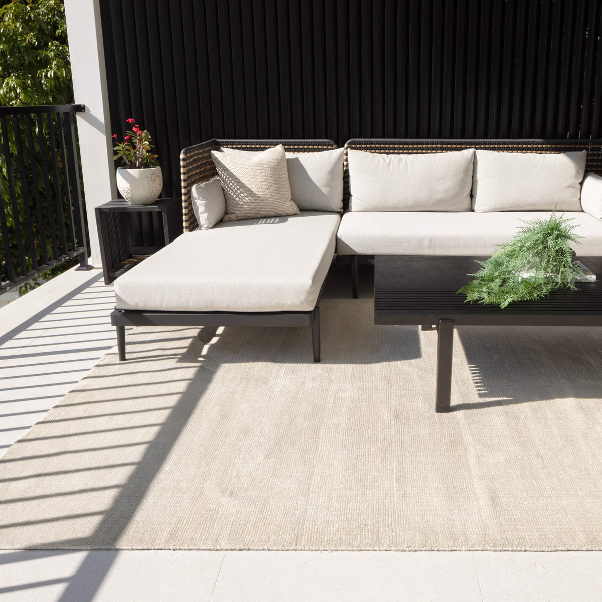 Harbour Cream Indoor Outdoor Rug – view 6