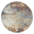Canyon 281 Dk Grey Round Rug lifestyle view