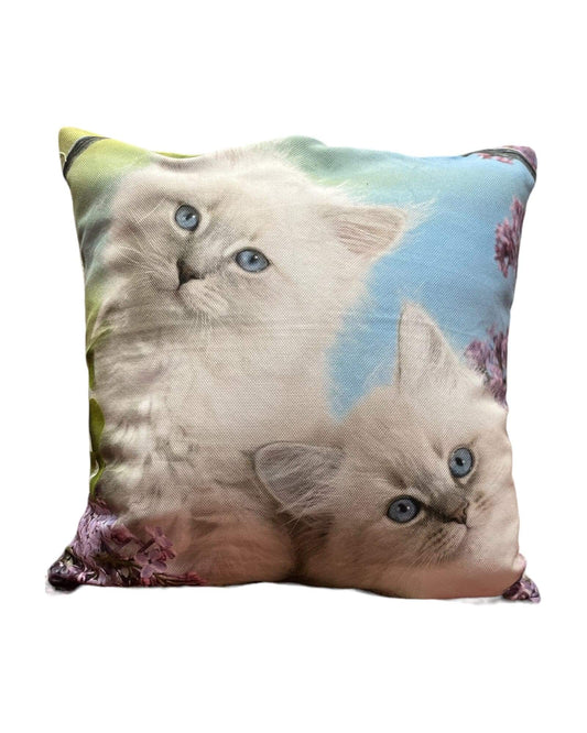 Cat Design Cushion (Duo)-Cat Cushions, Cat Cushion Gifts, Gift Ideas, Christmas Gift ideas-Bazaar G Rugs N Gifts