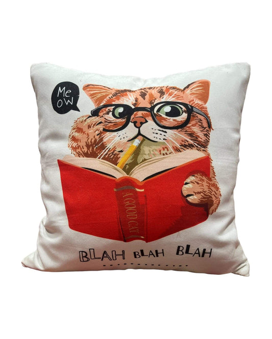 Cat Design Cushion (Smart)-Cat Cushions, Cat Cushion Gifts, Gift Ideas, Christmas Gift ideas-Bazaar G Rugs N Gifts