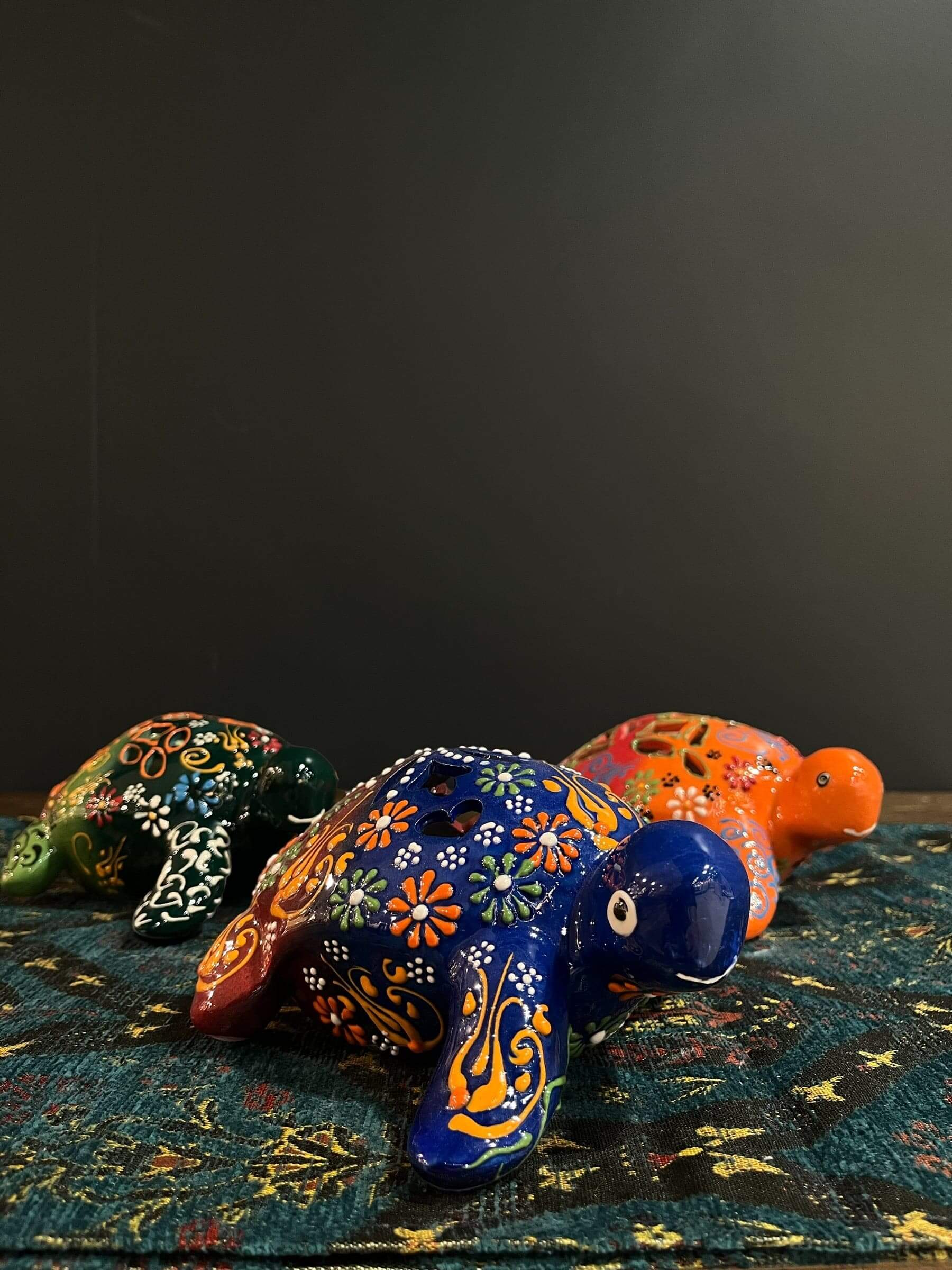 Ceramic Turtle Candle Holder