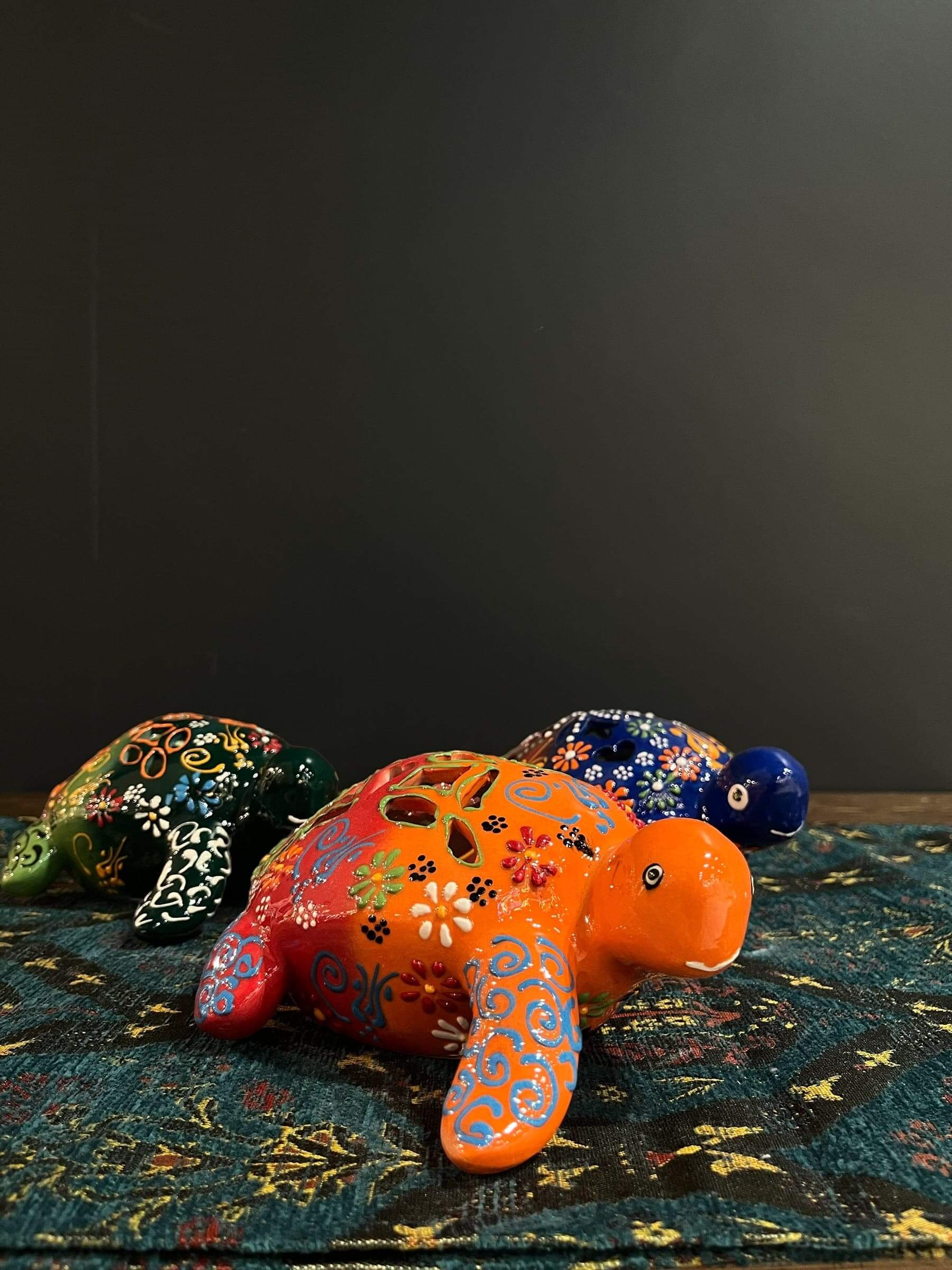 Ceramic Turtle Candle Holder