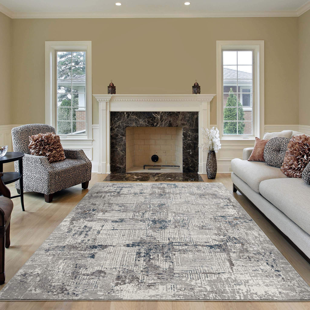 Charm 627 Lt Grey Turkish Rug lifestyle view