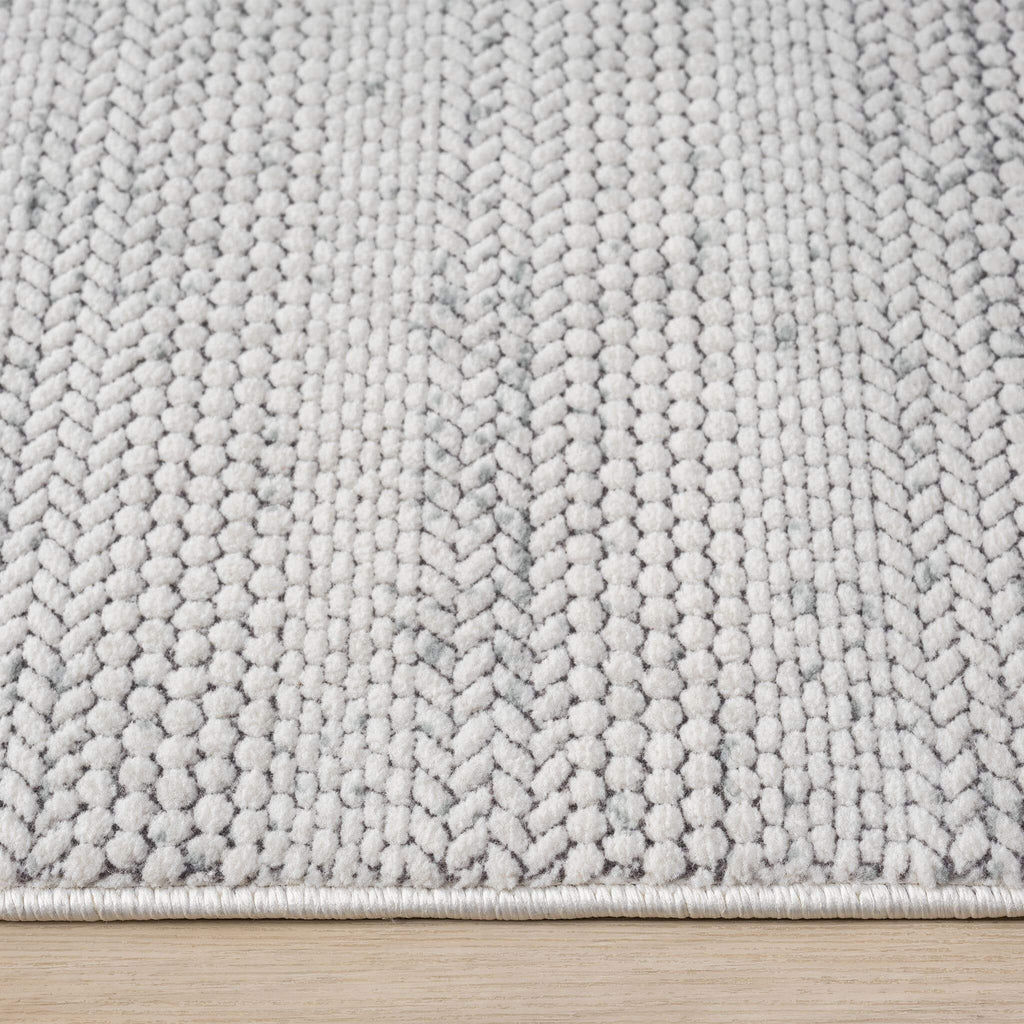 Cloud Hallway Runner Rug with plush, non-shed pile and all-side binding. Power-loomed in Türkiye for durable, easy-care style in busy corridors.