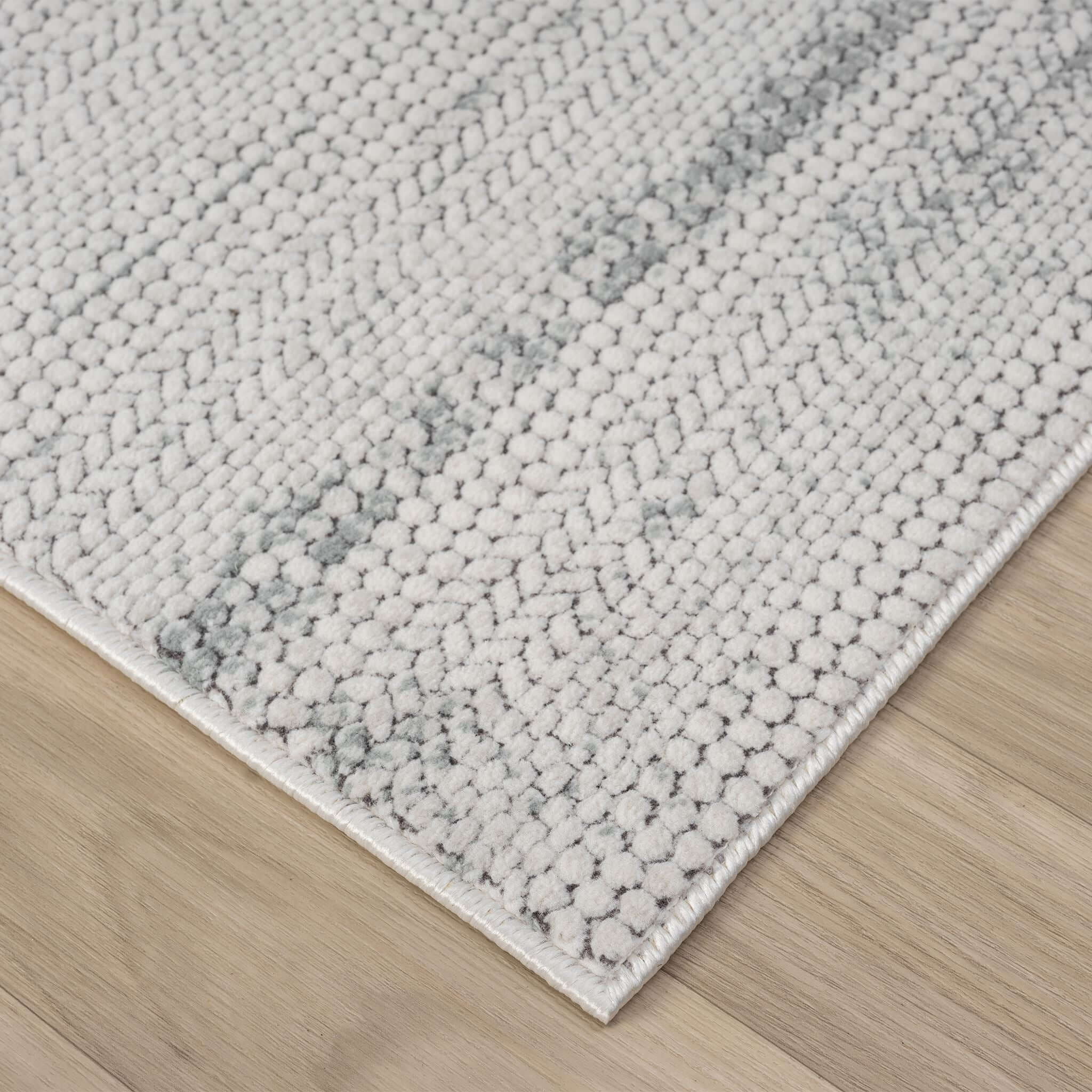 Cloud Hallway Runner Rug with plush, non-shed pile and all-side binding. Power-loomed in Türkiye for durable, easy-care style in busy corridors.
