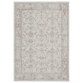 Cream Area Rug with plush, non-shed pile and all-side binding. Power-loomed in Türkiye for durable, easy-care elegance in modern living spaces