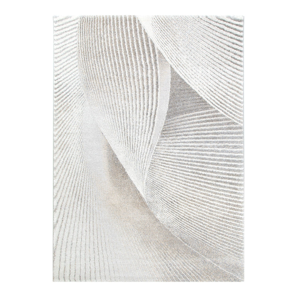 Dorado D009 Grey Beige Abstract Contour Rug – view 2