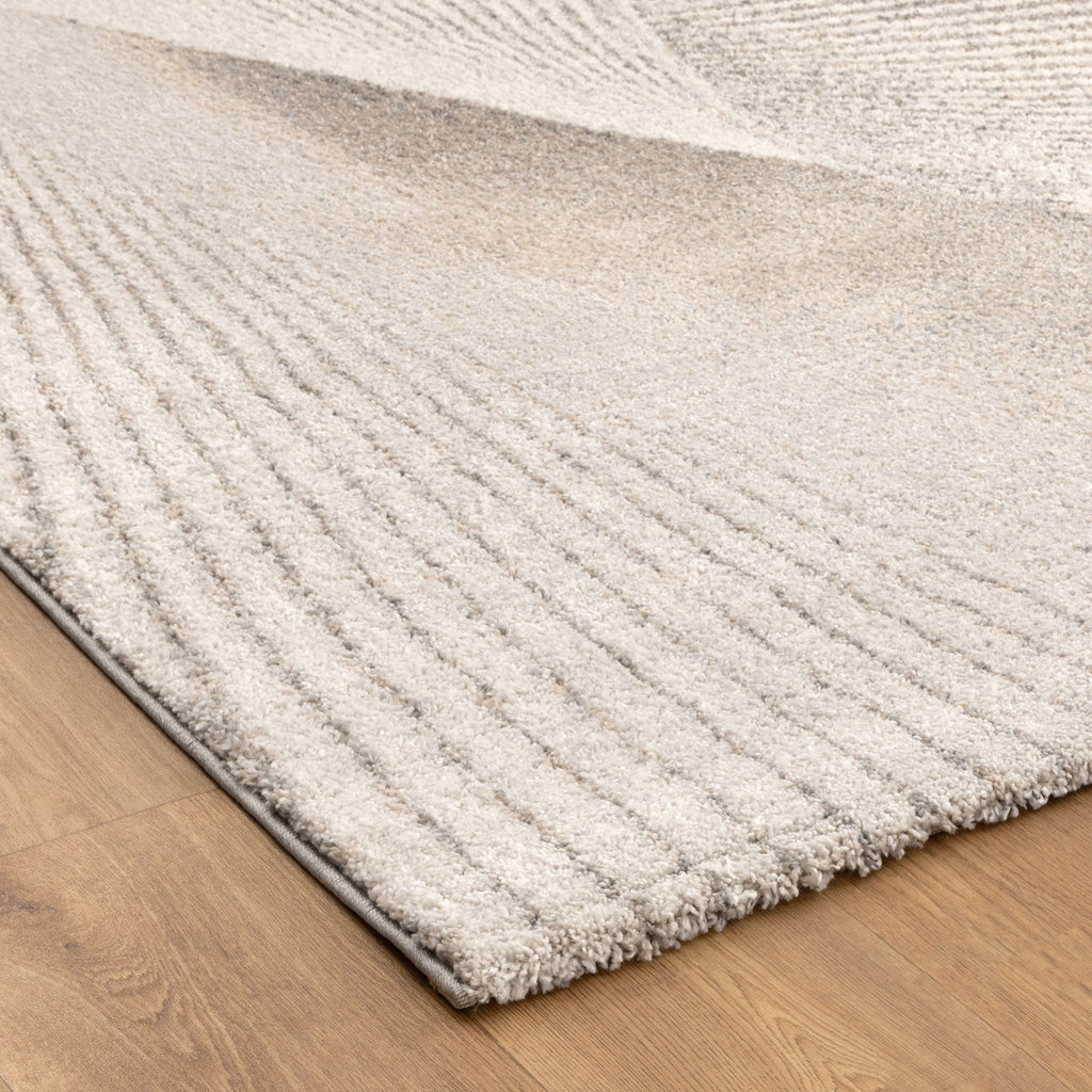 Dorado D009 Grey Beige Abstract Contour Rug – view 3