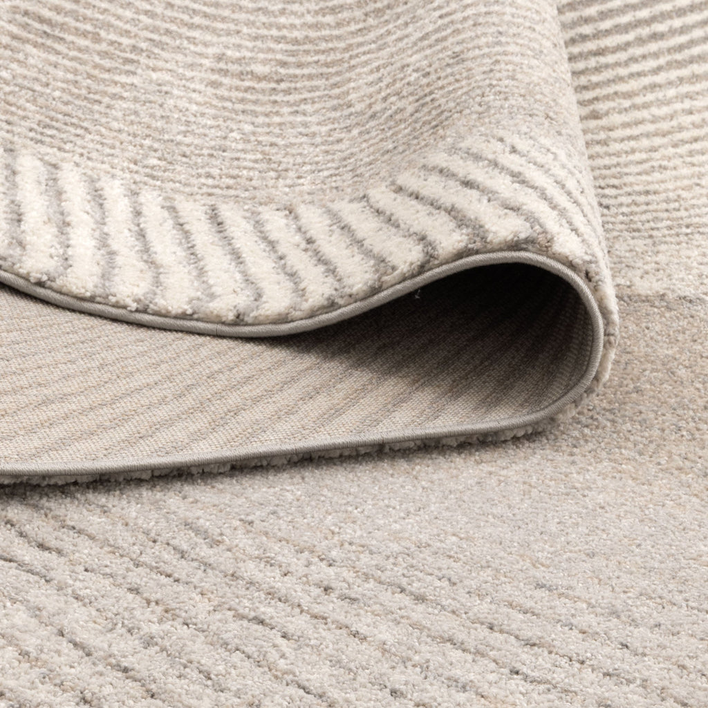 Dorado D009 Grey Beige Abstract Contour Rug – view 4