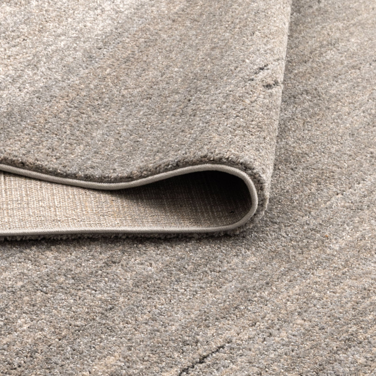 Dorado D011 Grey Minimalist Rug – view 4