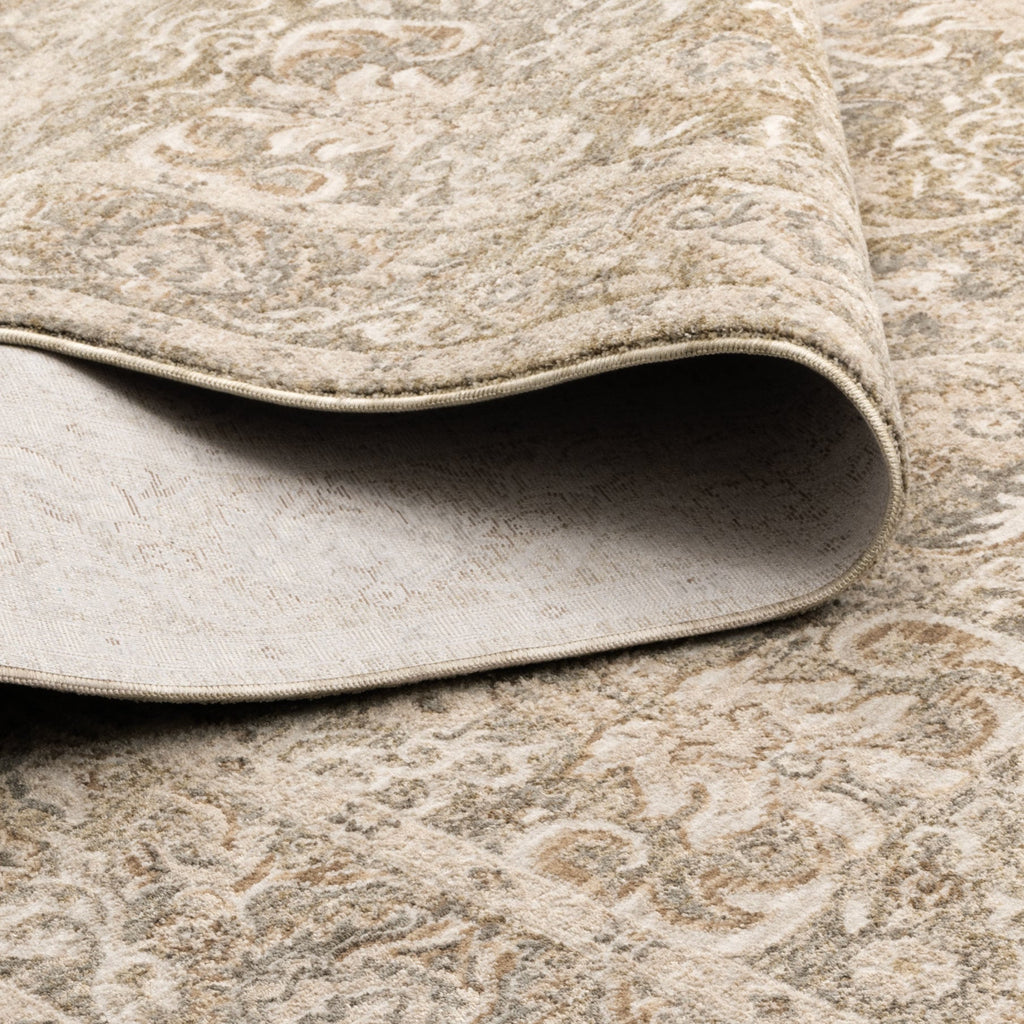 Delphine D102 Green Beige Vintage Rug – view 4