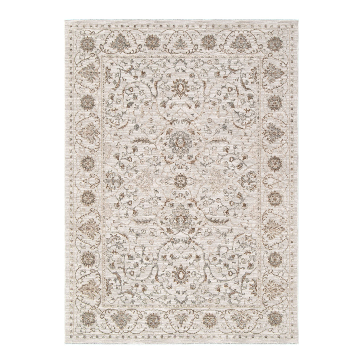 Delphine D104 Ivory Multicolour Vines Vintage Rug – view 2