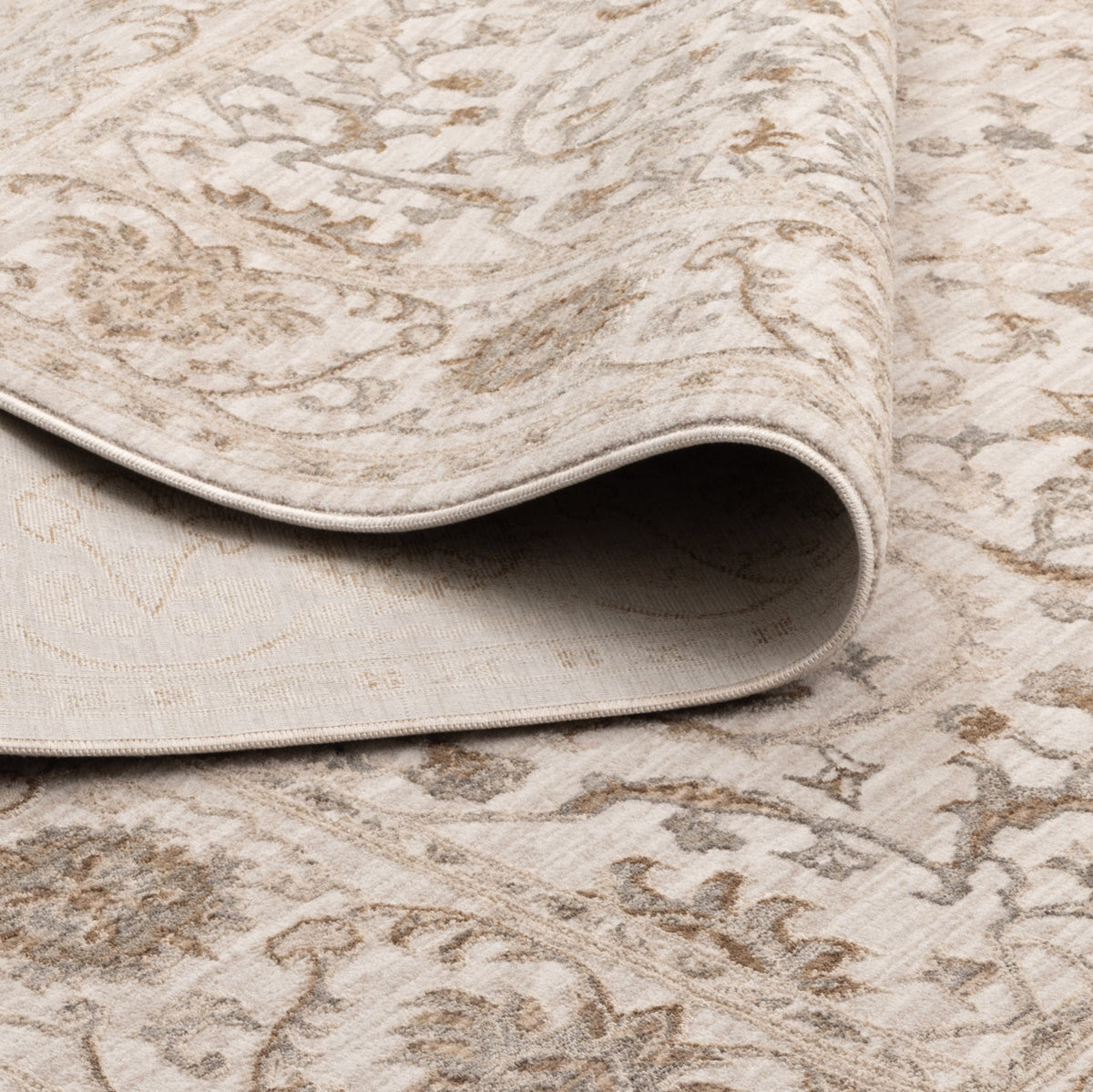 Delphine D104 Ivory Multicolour Vines Vintage Rug – view 4
