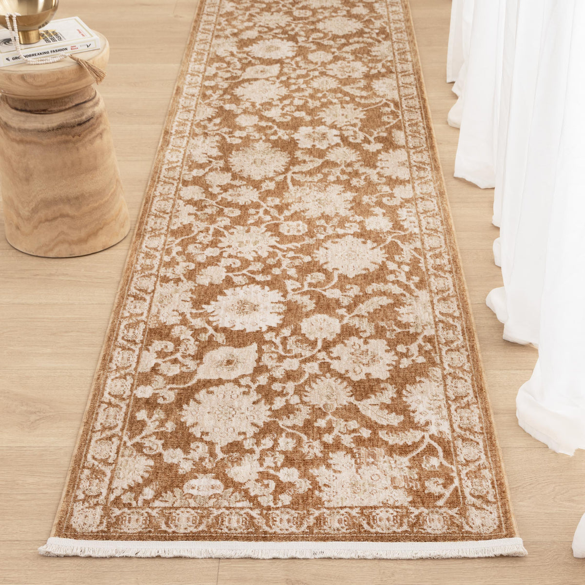Delphine D105 Toffee Vintage Rug – view 8