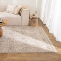 Delphine D106 Sage Vintage Rug styled with furniture