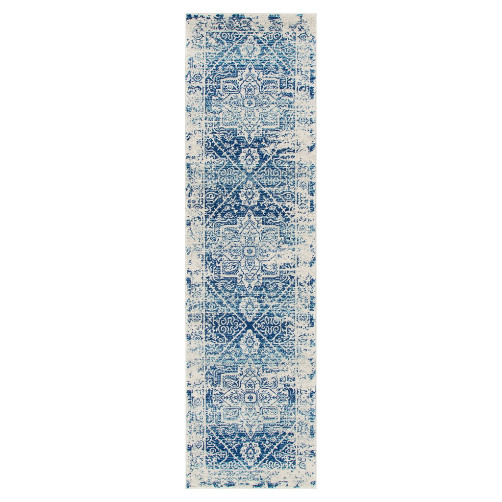 Delicate Audrey Ivory & Navy Rug - DEL21 – view 8