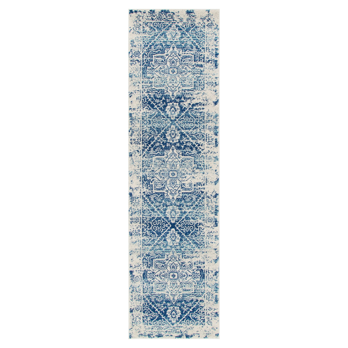 Delicate Audrey Ivory & Navy Rug - DEL21 – view 8