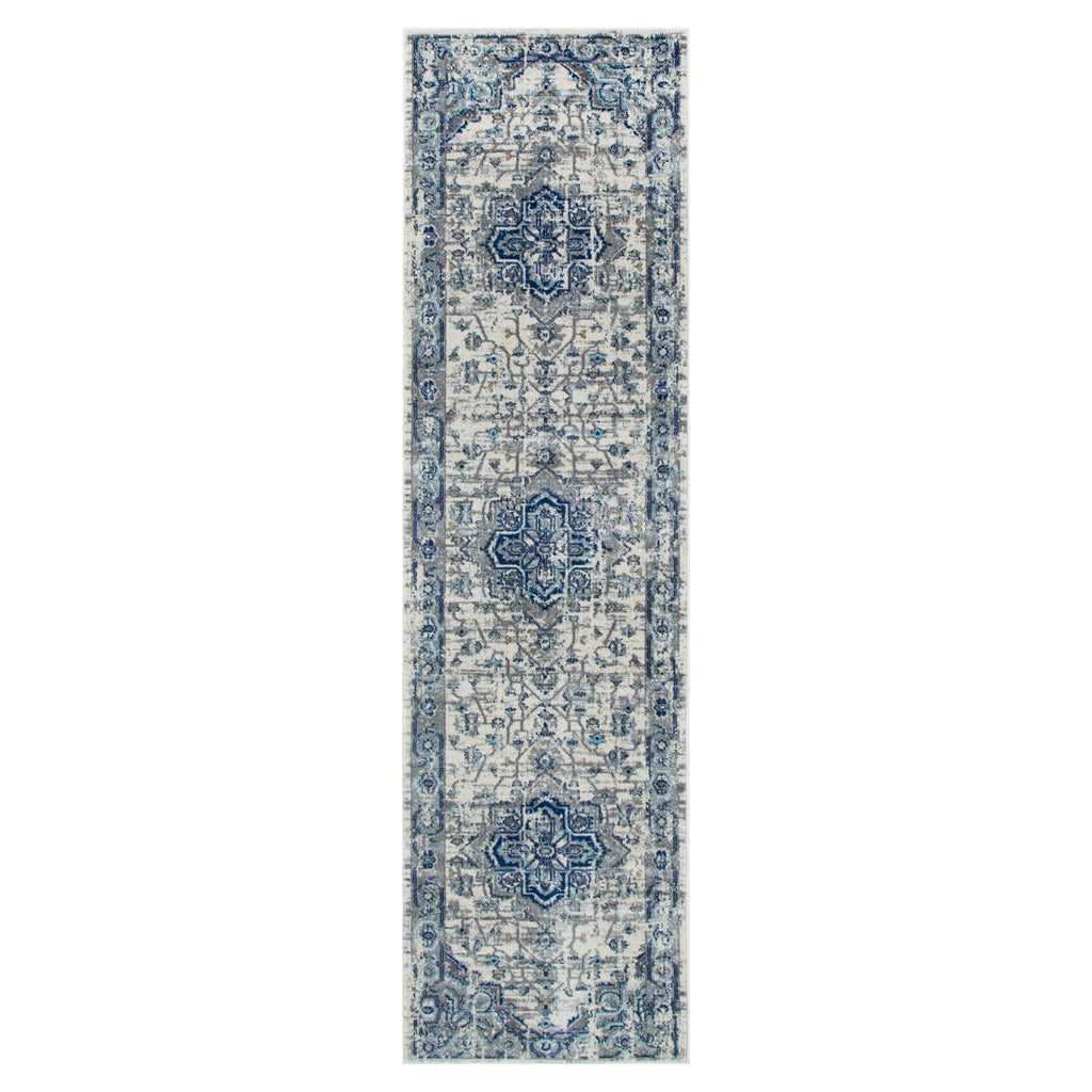 Delicate Montana Ivory & Blue Rug -  DEL26 – view 9