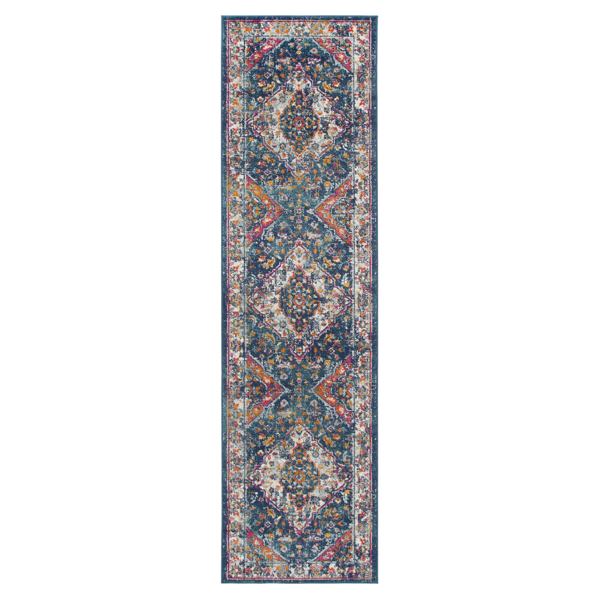 Delicate Medallion Multicolour Rug - DELI09 – view 8