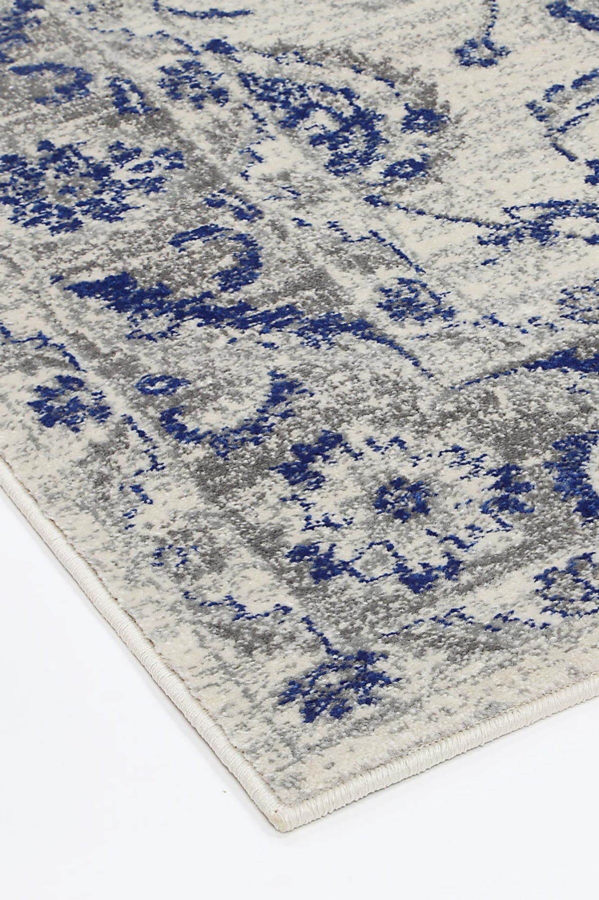 Delicate Cassandra Blue & Ivory Rug -  DEL17 – view 4