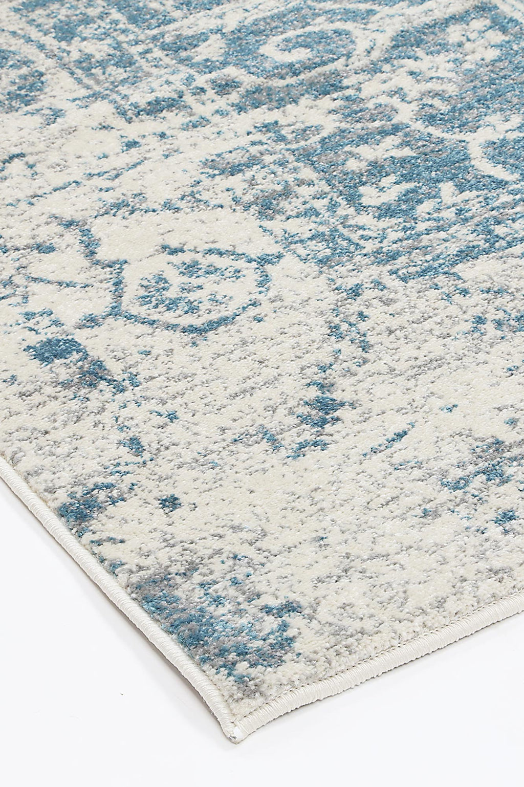 Delicate Audrey Ivory & Blue Rug - DEL19 – view 5