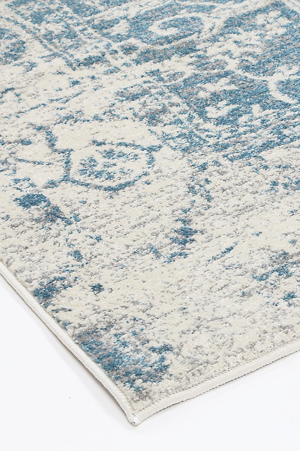 Delicate Audrey Ivory & Blue Rug - DEL19 – view 5
