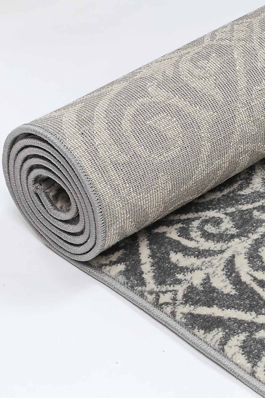 Delicate Katherine Grey & Ivory Rug -  DEL23 – view 5
