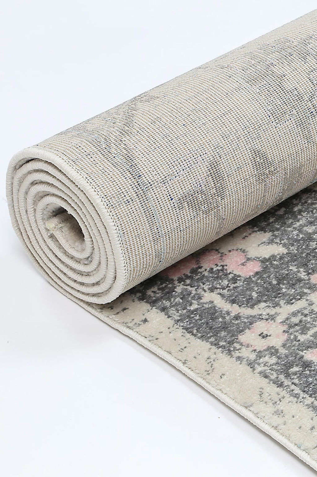 Delicate Madeleine Grey & Ivory Rug -  DEL25 – view 5