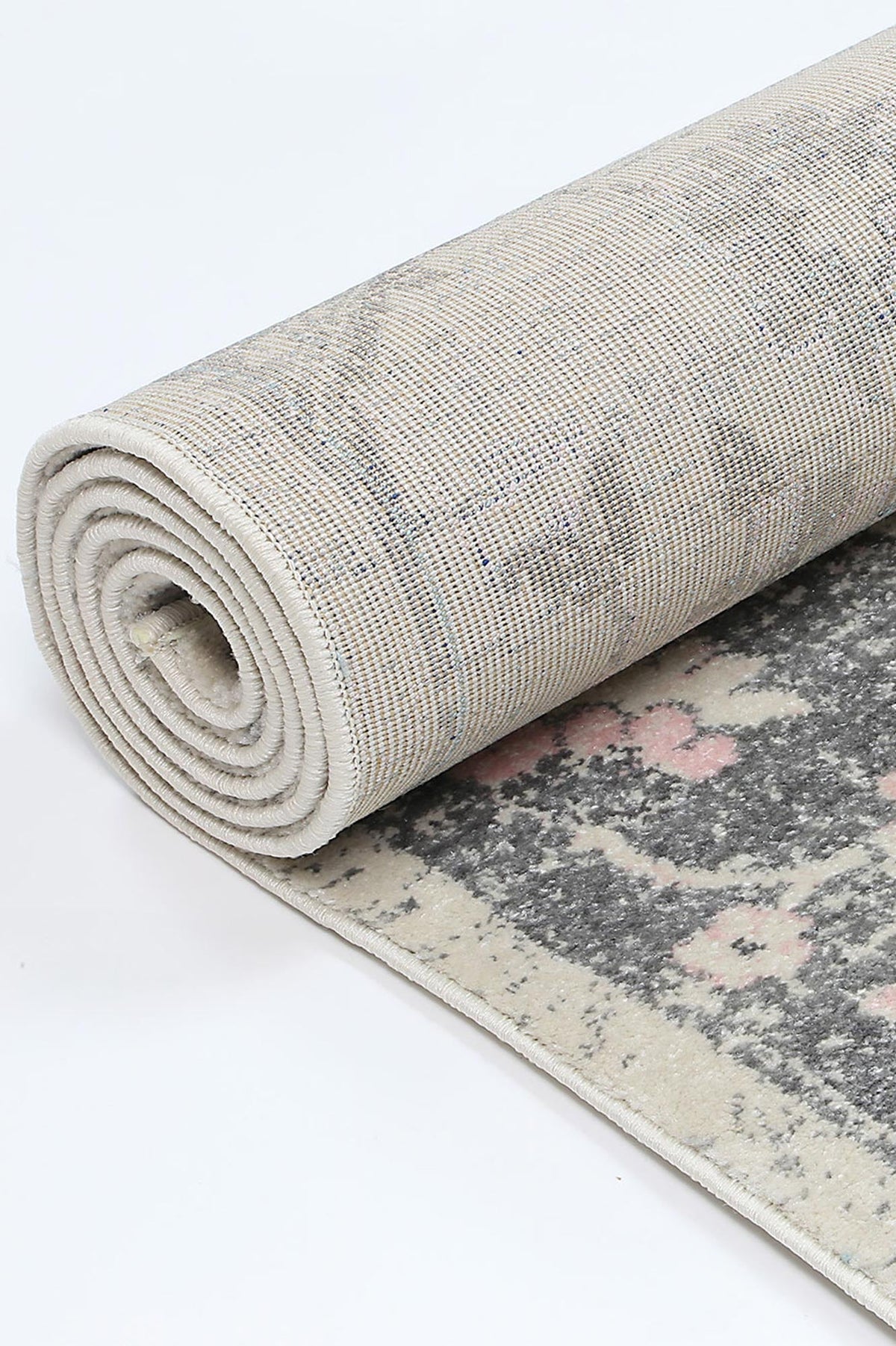 Delicate Madeleine Grey & Ivory Rug -  DEL25 – view 5
