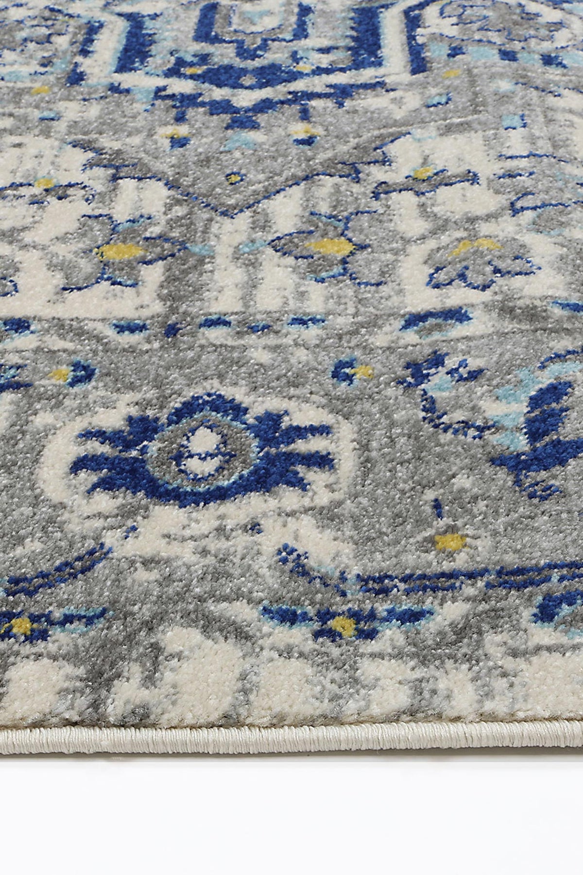 Delicate Montana Ivory & Blue Rug -  DEL26 – view 3
