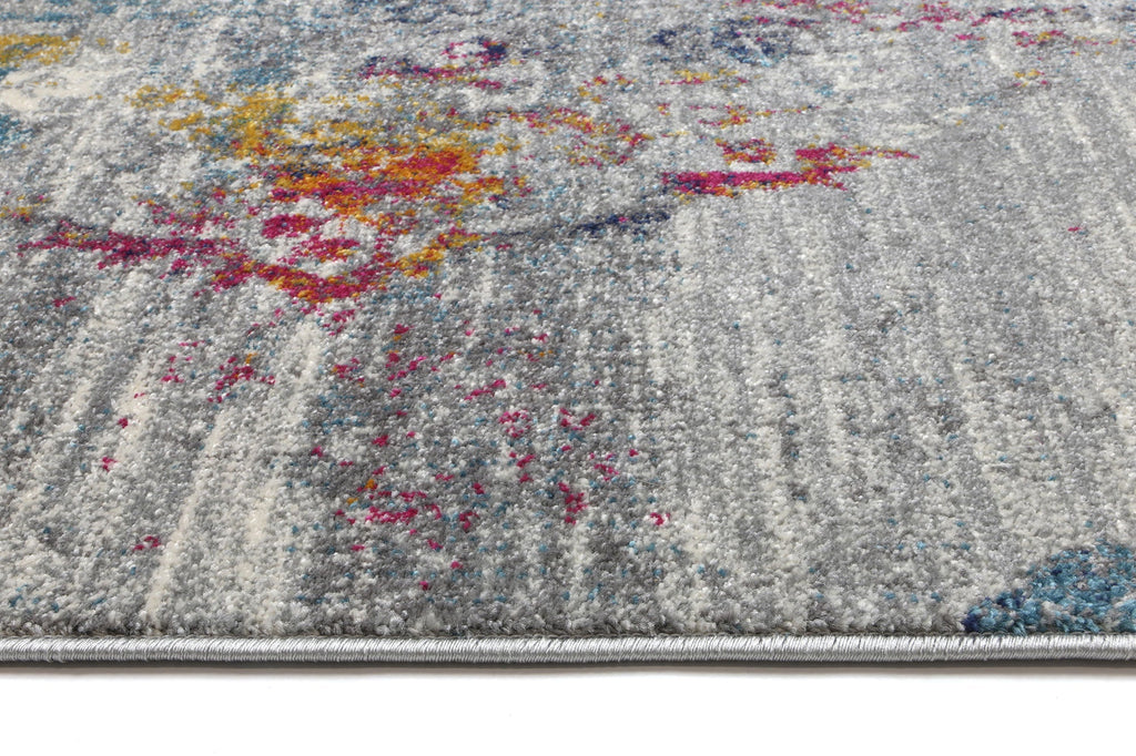 Delicate Ornate Multi-Coloured Rug - DELI01 – view 6