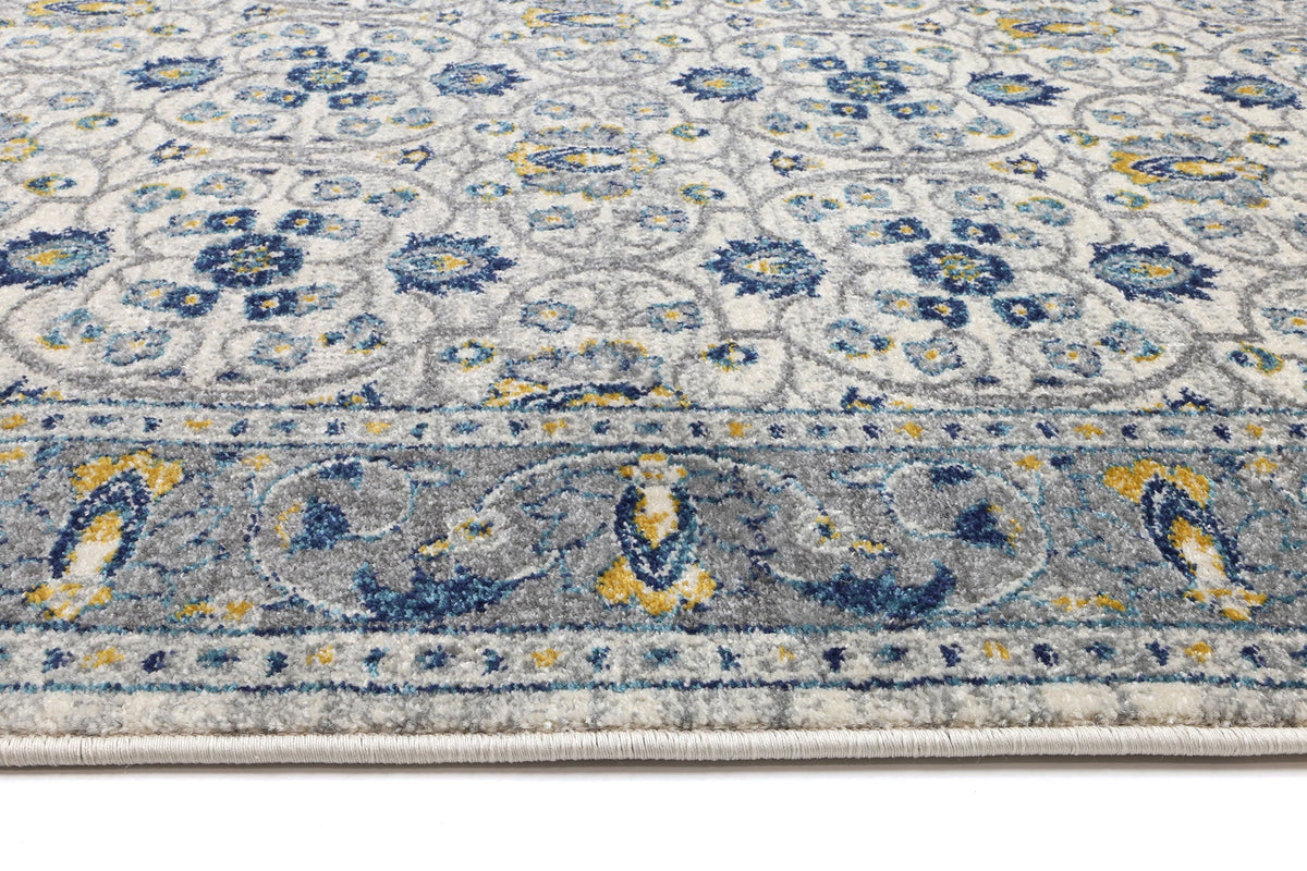 Delicate Rustic Blue Rug - DELI03 – view 3