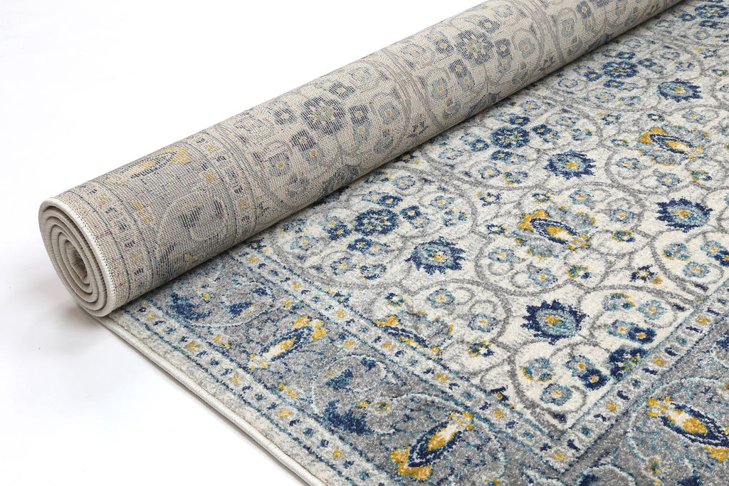 Delicate Rustic Blue Rug - DELI03 – view 5