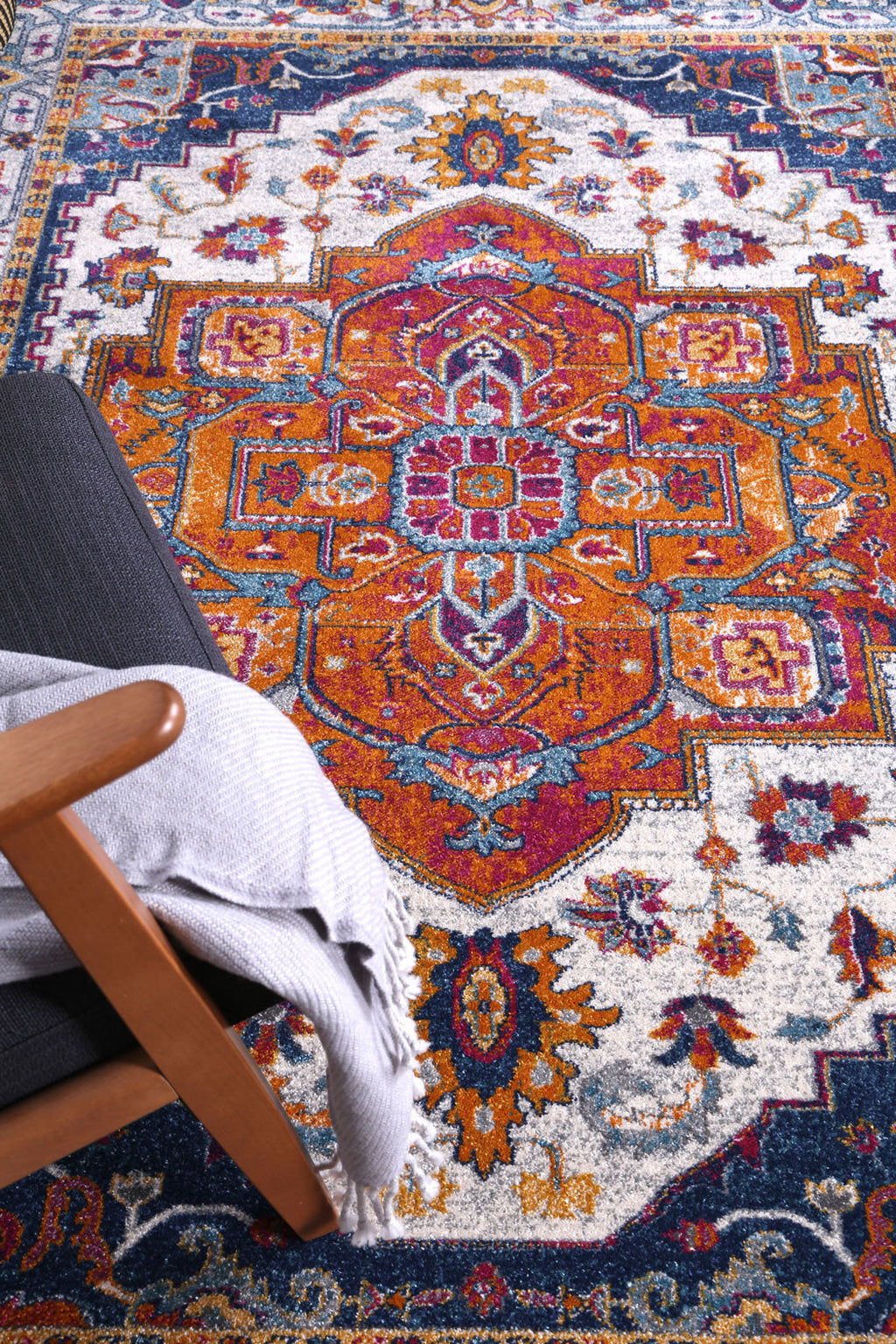 Delicate Vibrance Multicolour Rug - DELI06 – view 4